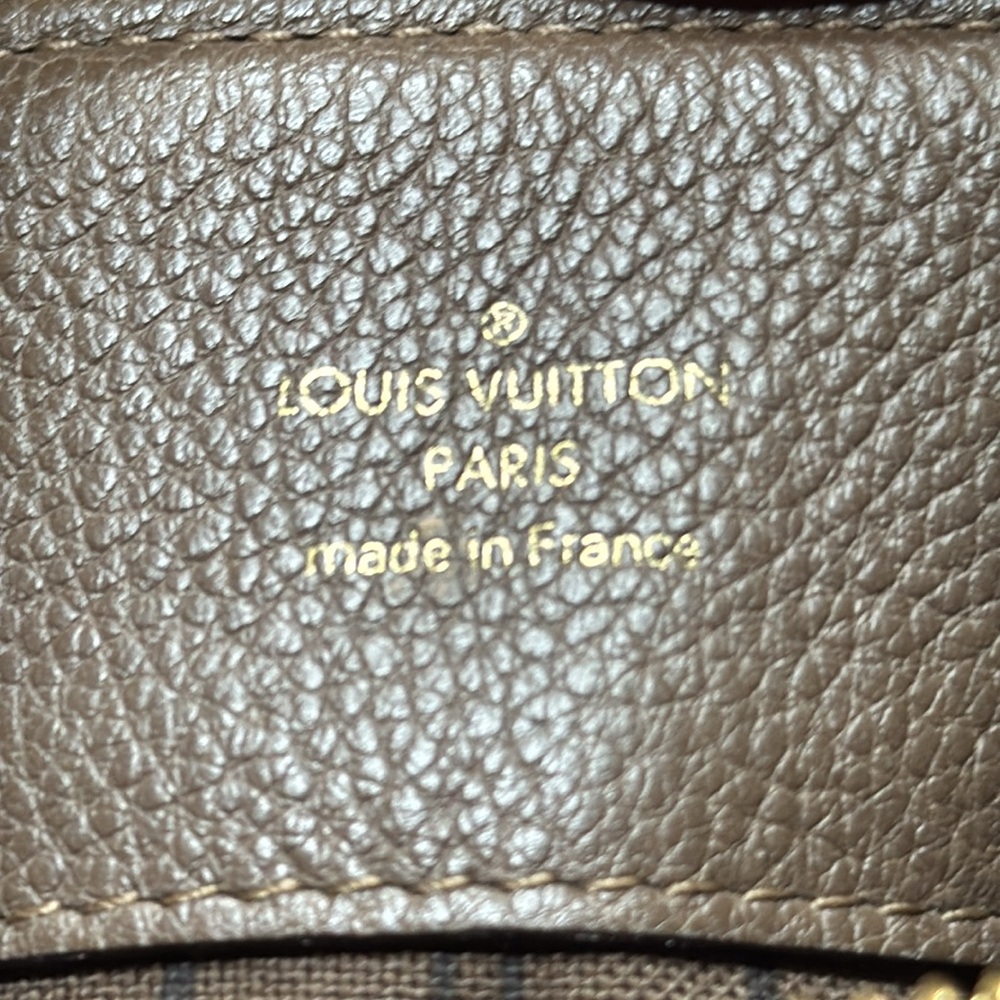 LOUIS VUITTON CHOCOLAT MONOGRAM EMPREINTE LEATHER AUDACIEUSE PM BAG - Picture 15 of 16